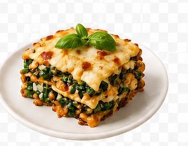 Mushroom Spinach Lasagne